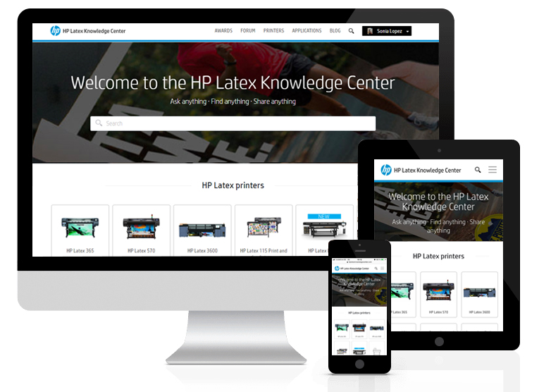HP Latex Knowledge Center